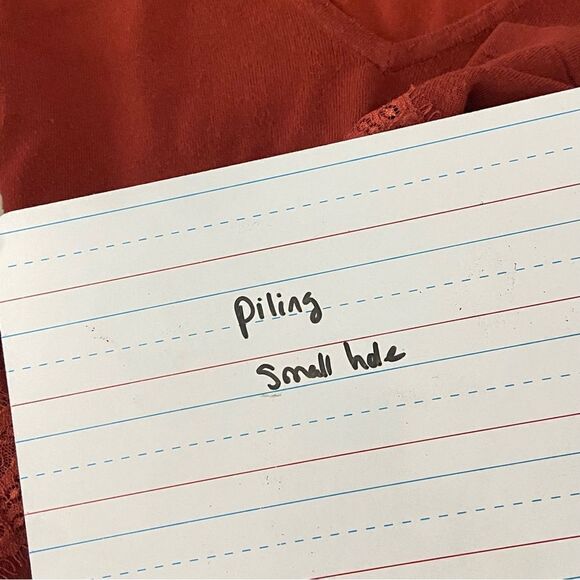 Retro Women’s M Rust Hippie Top Flare Long Sleeves Lace Fairy Gypsy Boho 70s - Picture 10 of 15